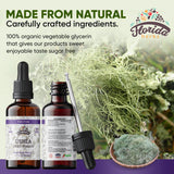 FLORIDA HERBS Usnea Alcohol Free Extract Supplement 1g packaging