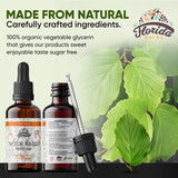 FLORIDA HERBS Witch Hazel Extract Supplement label close-up