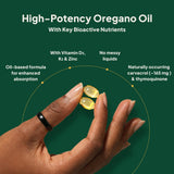 Florvay Oregano Oil Capsules 300mg softgel close-up