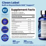 Florvay Quercetin Supplement capsules in a bottle