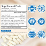 Florvyn Conjugated Bile Acid Supplement 1000mg label close-up