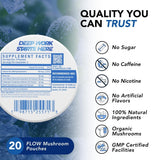 Flow Pouches displayed with other health supplements