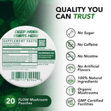 Flow Pouches Natural Focus Pouches in a gym bag
