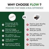 Flow Pouches Natural Focus Pouches lifestyle scene