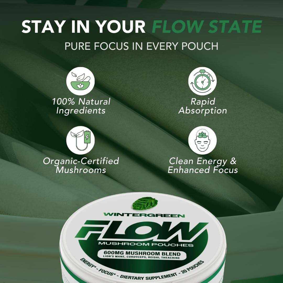 Flow Pouches Natural Focus Pouches side view