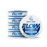 Flow Pouches nicotine-free energy pouches in Cool Mint flavour front view