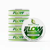 Flow Pouches nicotine-free Sour Apple energy pouches front view
