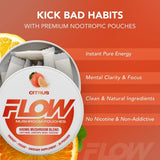 Flow Pouches showing refreshing citrus flavour
