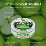 Flow Pouches Sour Apple energy pouch close-up