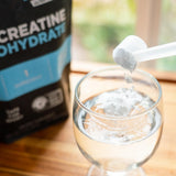 Fluid Creatine Monohydrate 100 servings unflavoured powder with measuring spoon