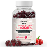 FlyHugz Travel Gummies front view packaging