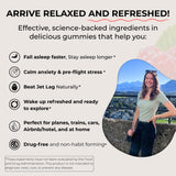FlyHugz Travel Gummies inside the packaging