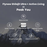 Flynew Shilajit Capsules in hand for size reference