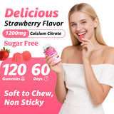 Flyrocer Calcium Citrate Gummies in a hand