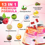 Flyrocer Cortisol Health Gummies side view with dosage details