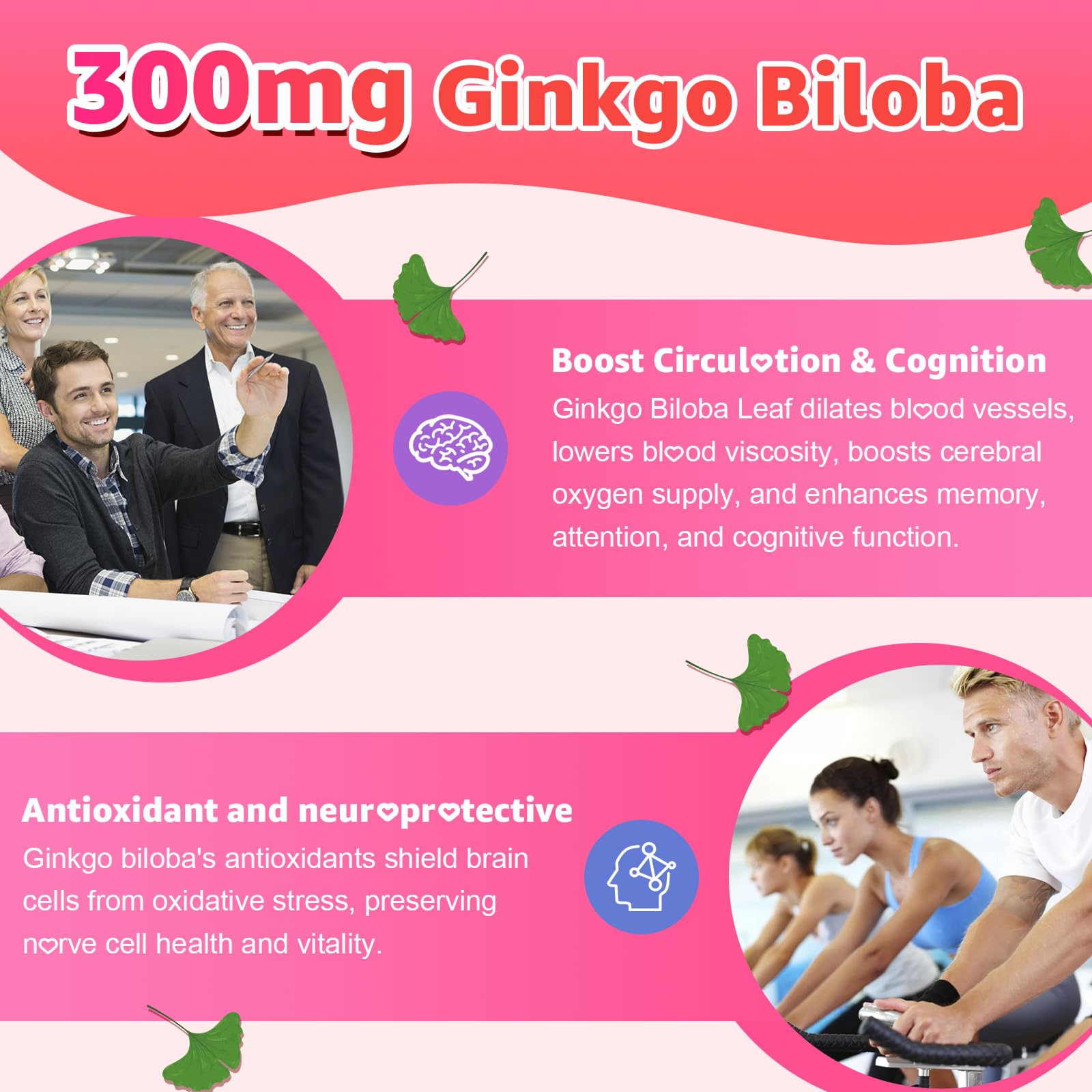 Flyrocer Ginkgo Biloba Gummies lifestyle scene with family