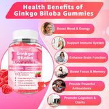 Flyrocer Ginkgo Biloba Gummies side view with ingredients list