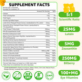 Flyrocer Lutein Gummies mango flavour bear-shaped gummy