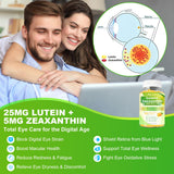 Flyrocer Lutein Gummies with a hand holding one gummy