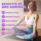 Flyrocer NAC Gummies side view with nutritional information