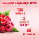 Flyrocer Potassium Citrate Gummies with a glass of water