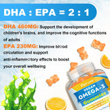 Flyrocer Vegan Omega 3 Gummies with turmeric and black pepper