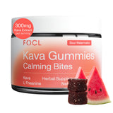FOCL Kava Kava Gummies packaging front view with sour watermelon flavour
