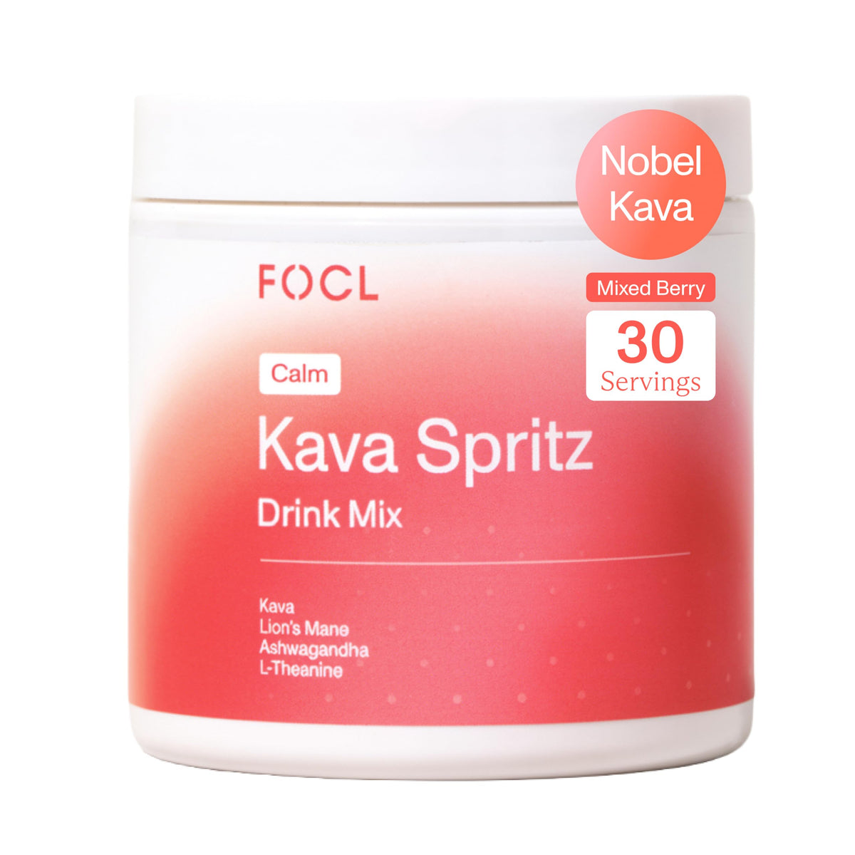 FOCL Kava Spritz Drink Mix 109g packaging front view