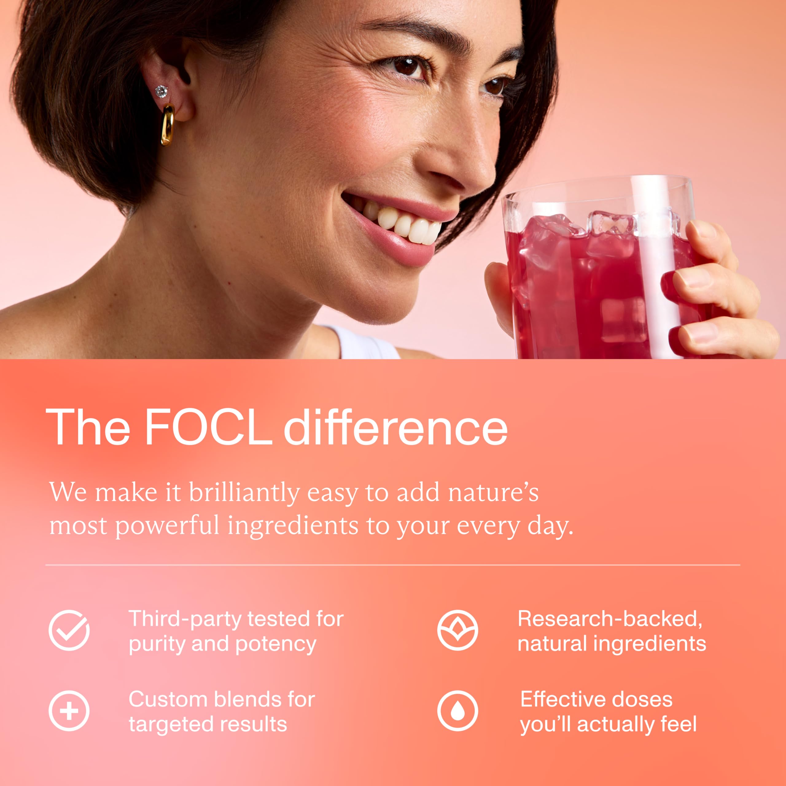 FOCL Kava Spritz Drink Mix 109g powder being mixed with water