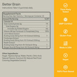 FOCL Mushroom Gummies nutritional information