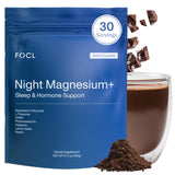 FOCL Night Magnesium Sleep Drink Mix Salted Chocolate front view