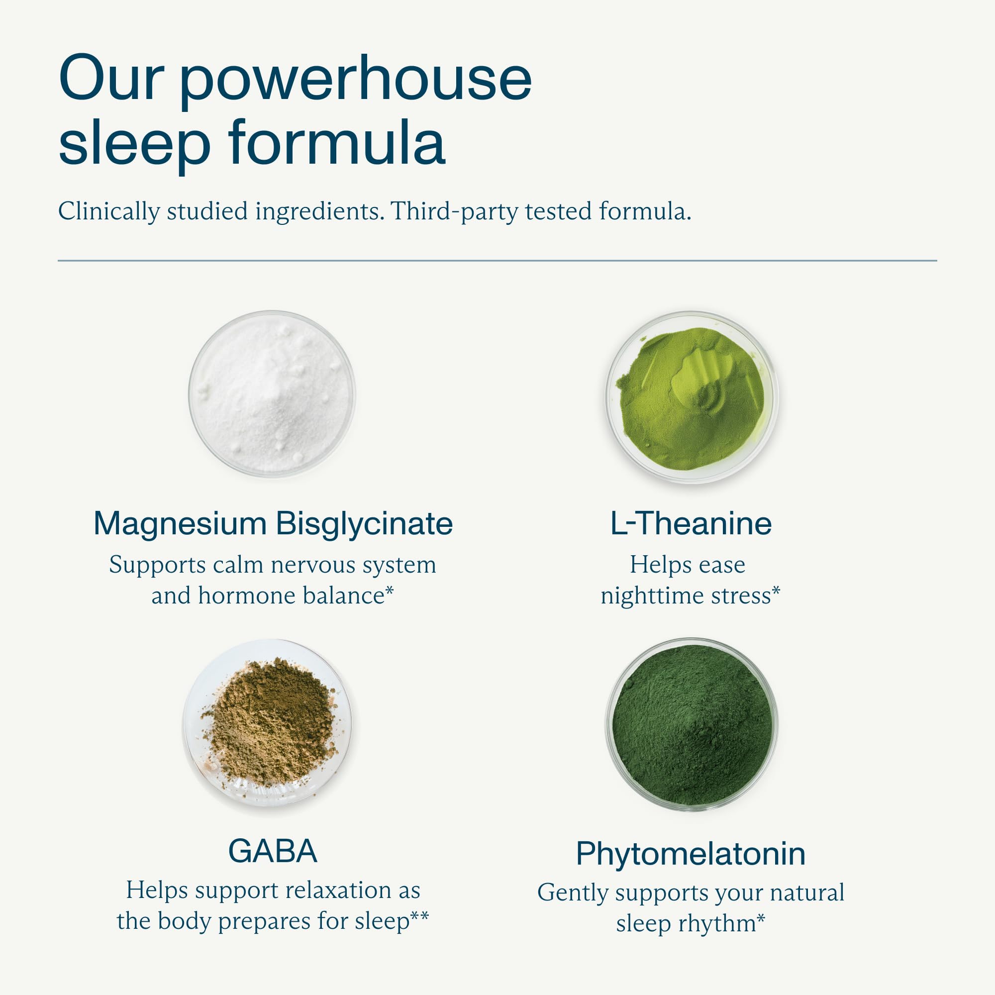 FOCL Night Magnesium Sleep Drink Mix Salted Chocolate powder in a glass
