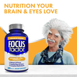Focus Factor Brain and Vision Supplement 191g side view