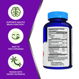 Focus Factor Kids Extra Strength Multivitamins showing berry blast flavour