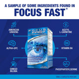 Focus Fast Blended Vitamin & Mineral Supplement ingredients list