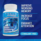 Focus Fast Blended Vitamin & Mineral Supplement side view