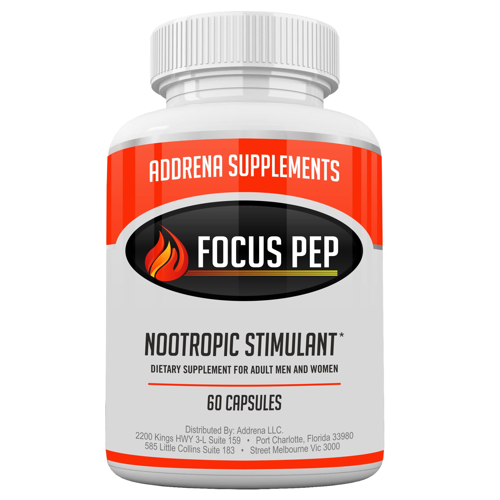 Focus Pep Blended Vitamin & Mineral Supplement bottle front view