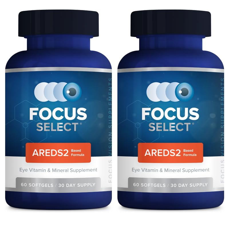 Focus Vision AREDS2 Eye Health Softgels bottle front view