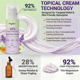 Fogdru Magnesium Cream 120ml on a bedside table