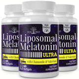 Fogoro Melatonin 60mg softgel capsules pack of 3 front view