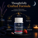 Fogoro Melatonin Sleep Supplement bottle side view