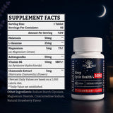 Fogoro Melatonin Sleep Supplement bottle side view