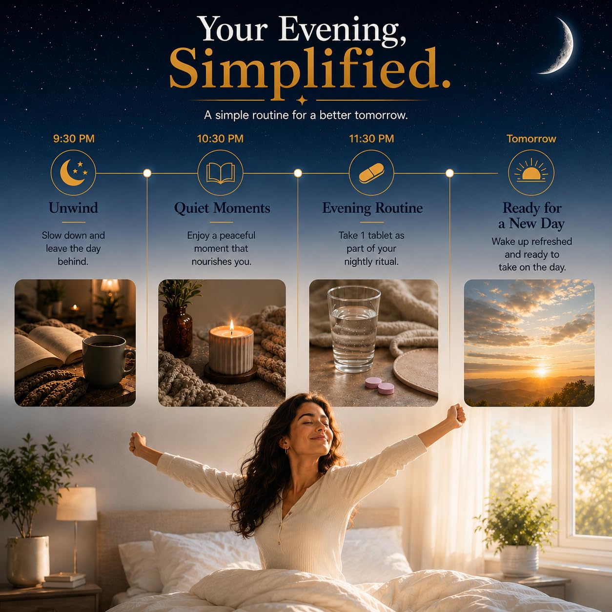 Fogoro Melatonin Sleep Supplement packaging display