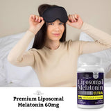 Fogoro Melatonin Supplement 60mg softgel capsules in a hand