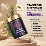 FOLICARE Biotin Supplement bottle side view