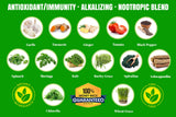 FOLONA Chlorella Superfood Greens packaging with natural background