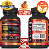 FOLONA Creatine HMB Supplement 90 Capsules packaging