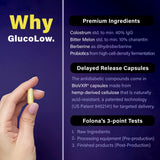 FOLONA Holistic Diabetic Support Supplement on a wooden table