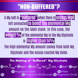 FOLONA Magnesium Glycinate capsules on a wooden table