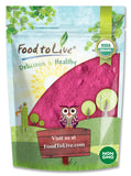 Food to Live Organic Dragon Fruit Powder 340g front view